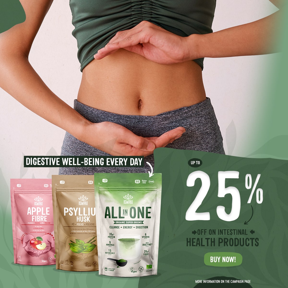 Up to 25% off on Intestinal Health products